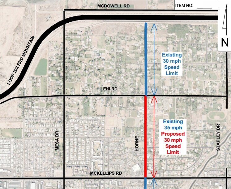 RRR　MISSION DISTRICT Mesa council introduces ordinances to lower speeds around